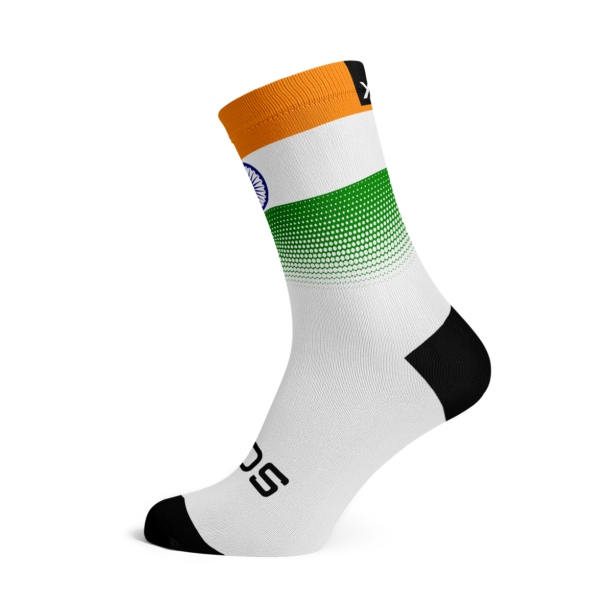 India Flag Crew Socks