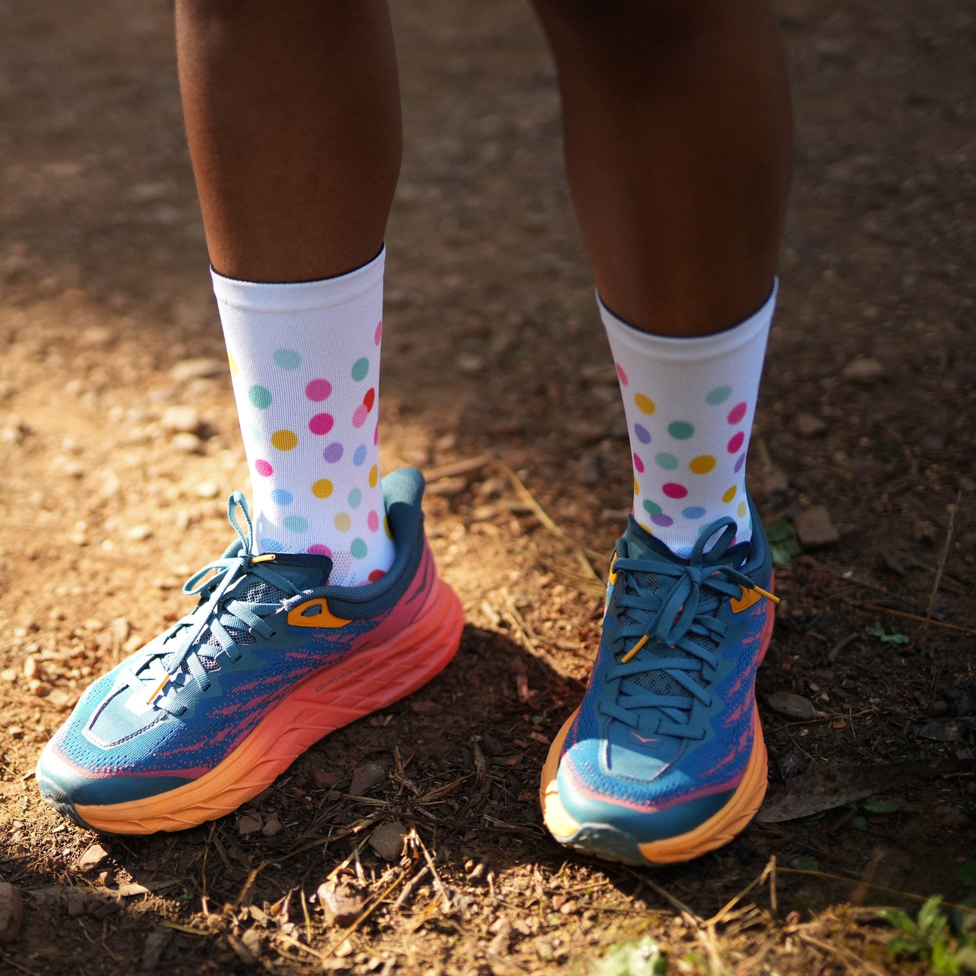 Dots Crew Socks