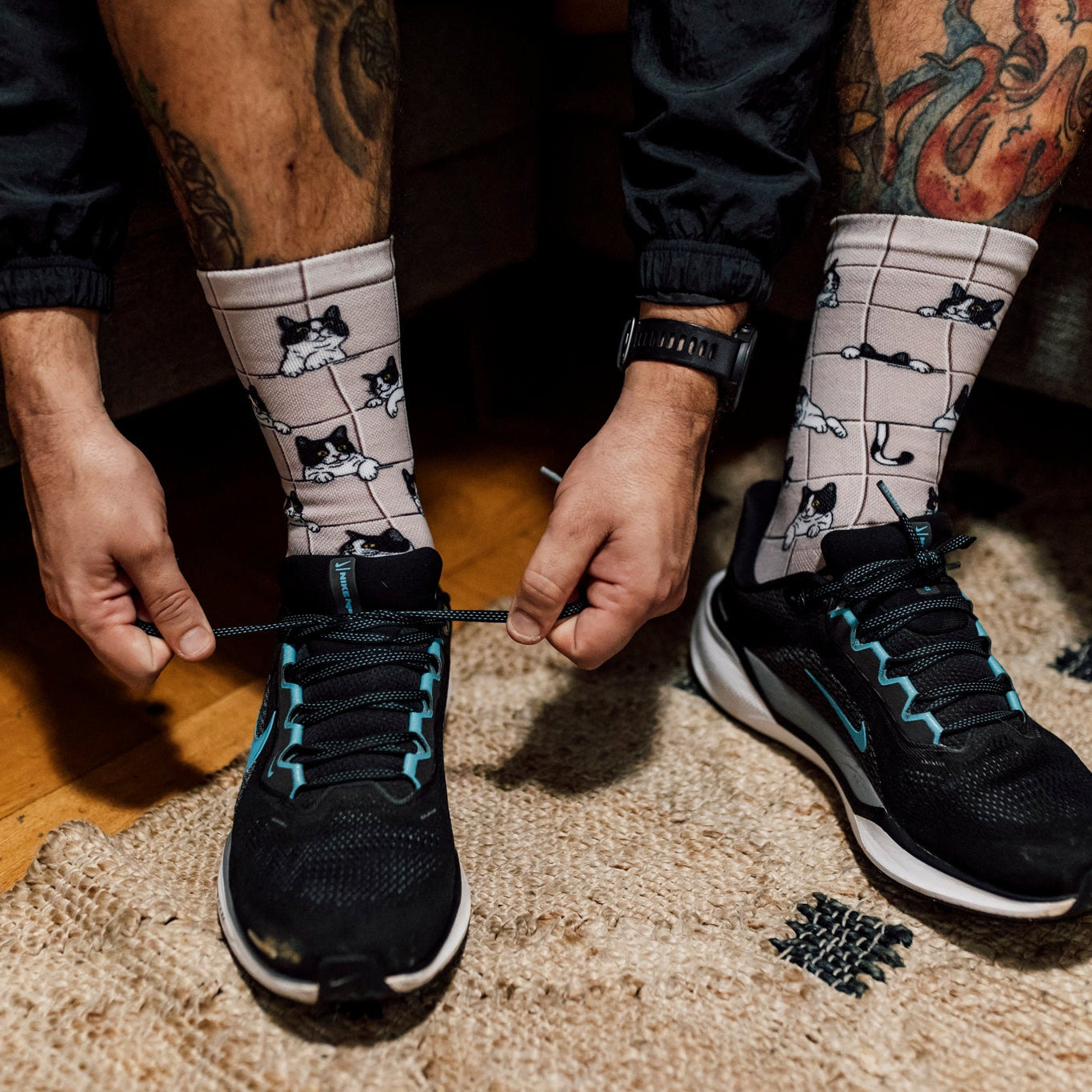 Peekaboo Paws Crew Socks