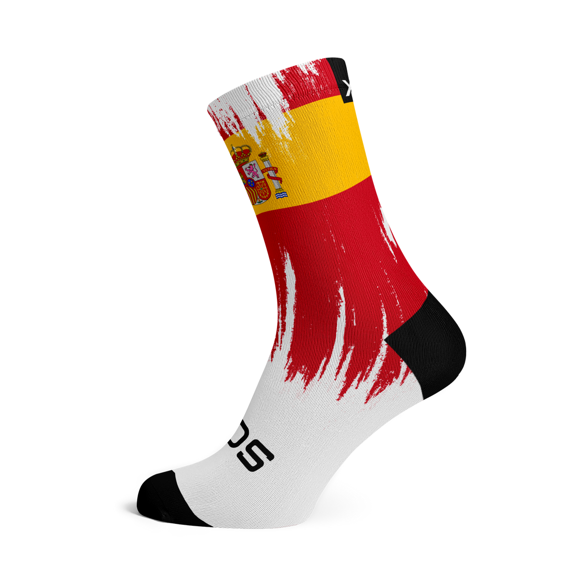 Spain Splash Flag Crew Socks