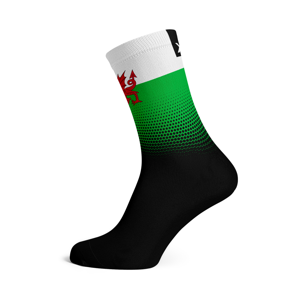 Wales Flag Crew Socks