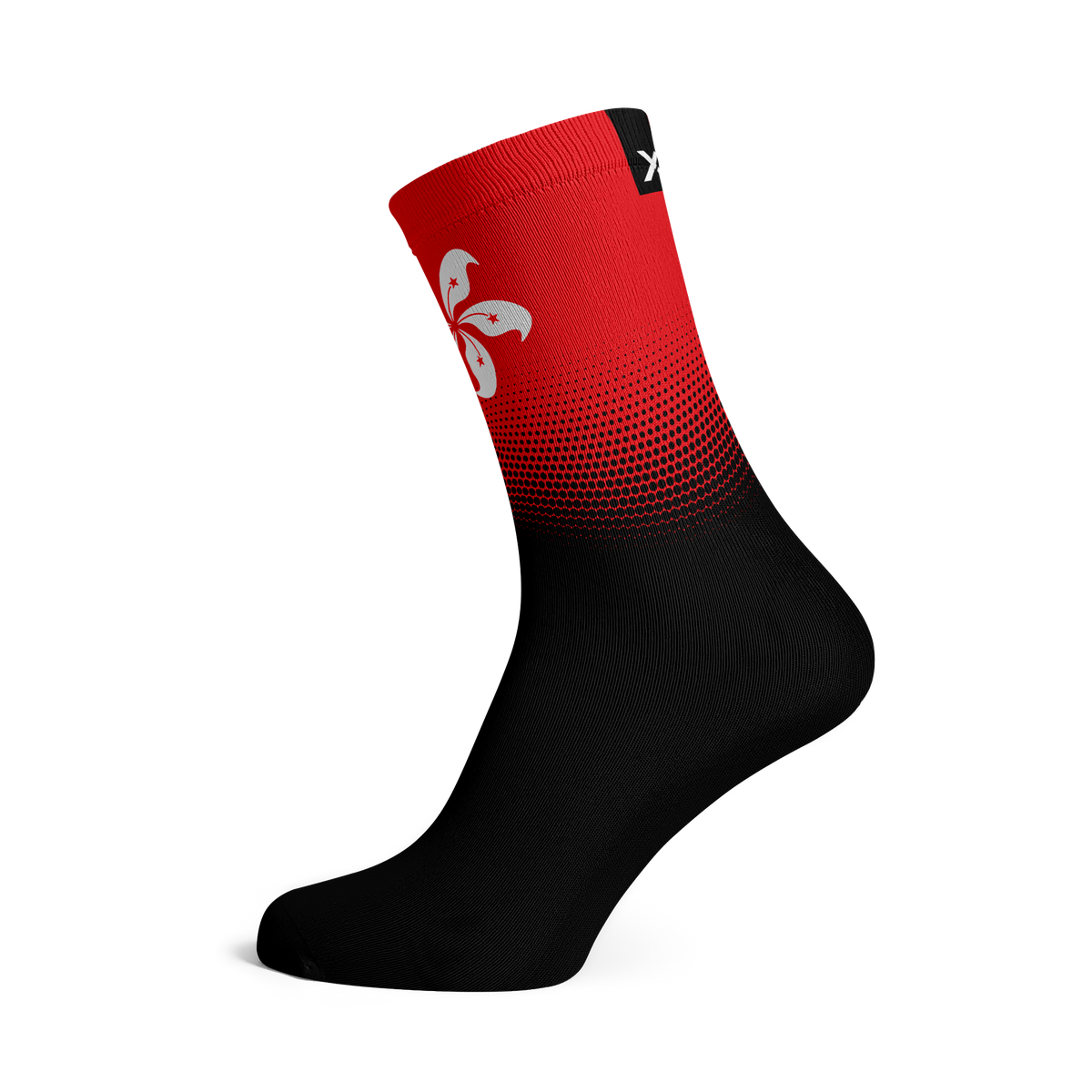 Hong Kong Flag Crew Socks
