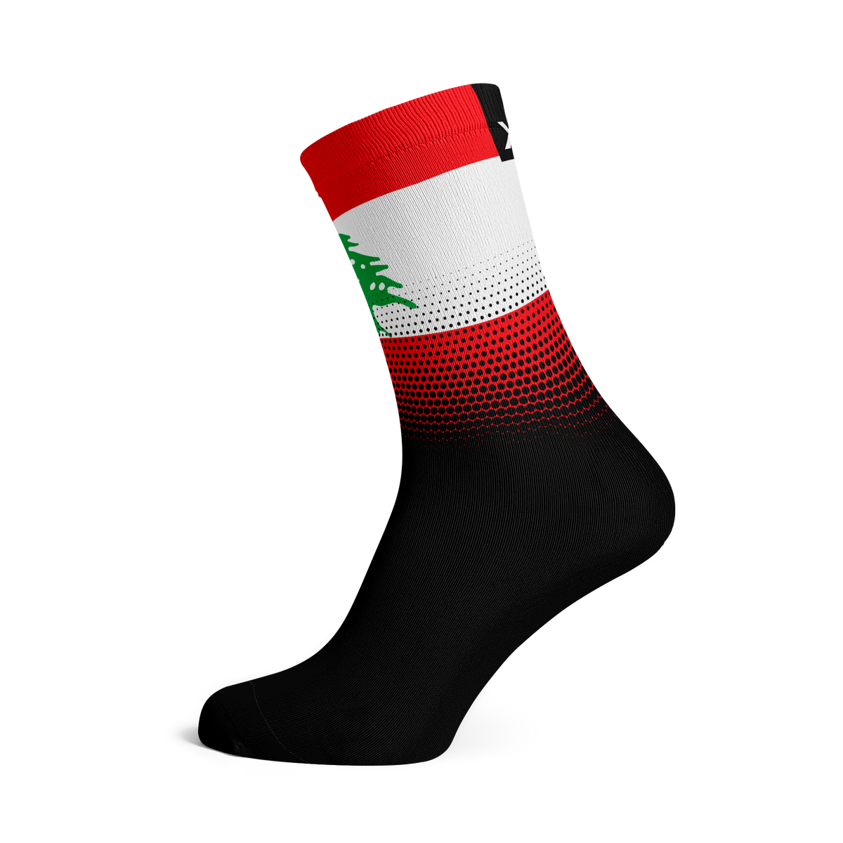 Lebanon Flag Crew Socks