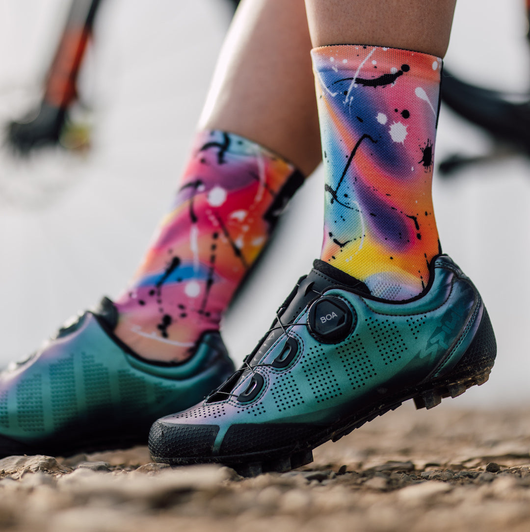 Holographic Crew Socks