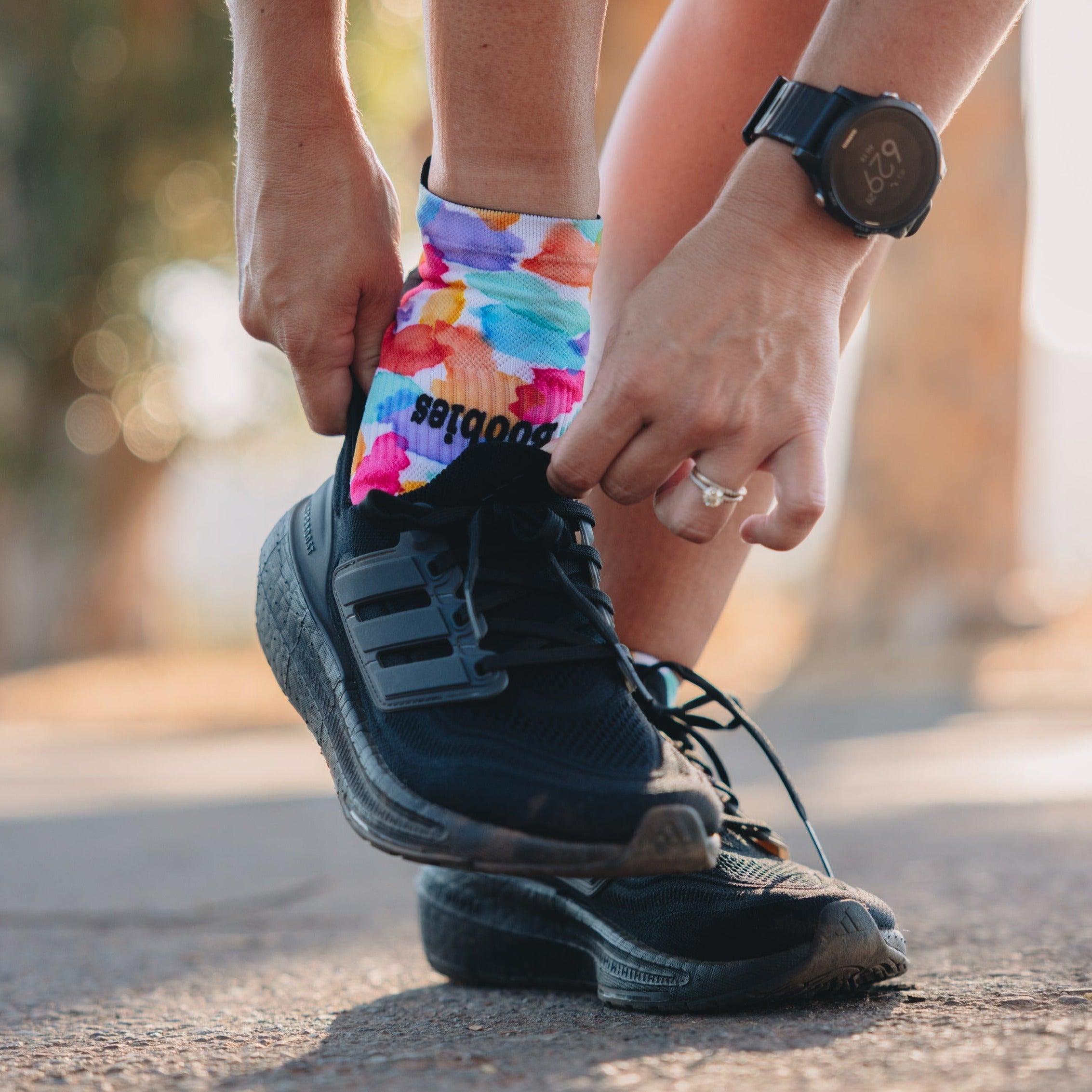 I Love Boobies Palette - I Am Enough Socks