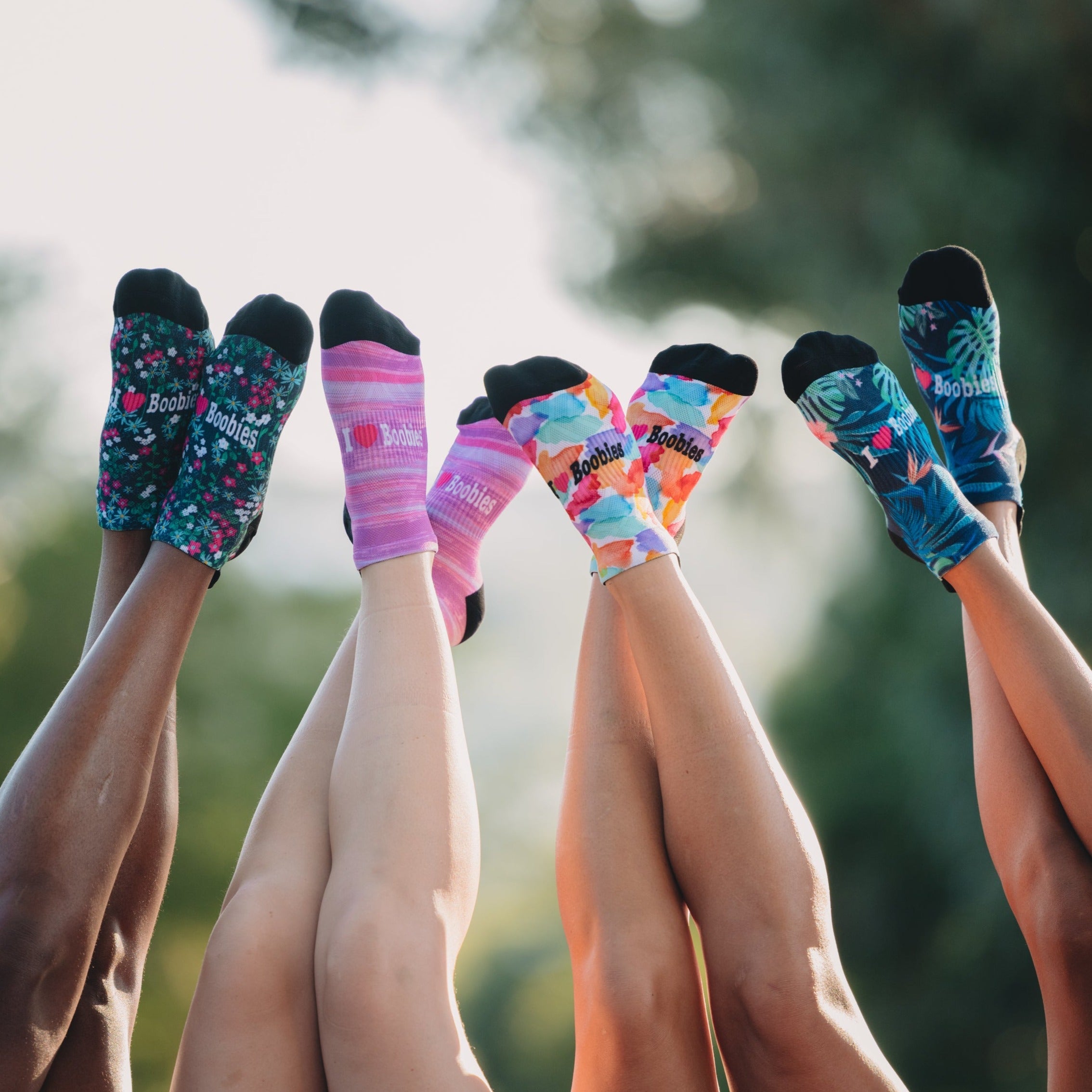 I Love Boobies Palette - I Am Enough Socks