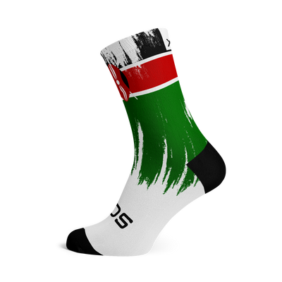 Kenya Splash Flag Crew Socks
