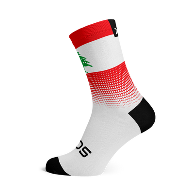 Lebanon Flag Crew Socks