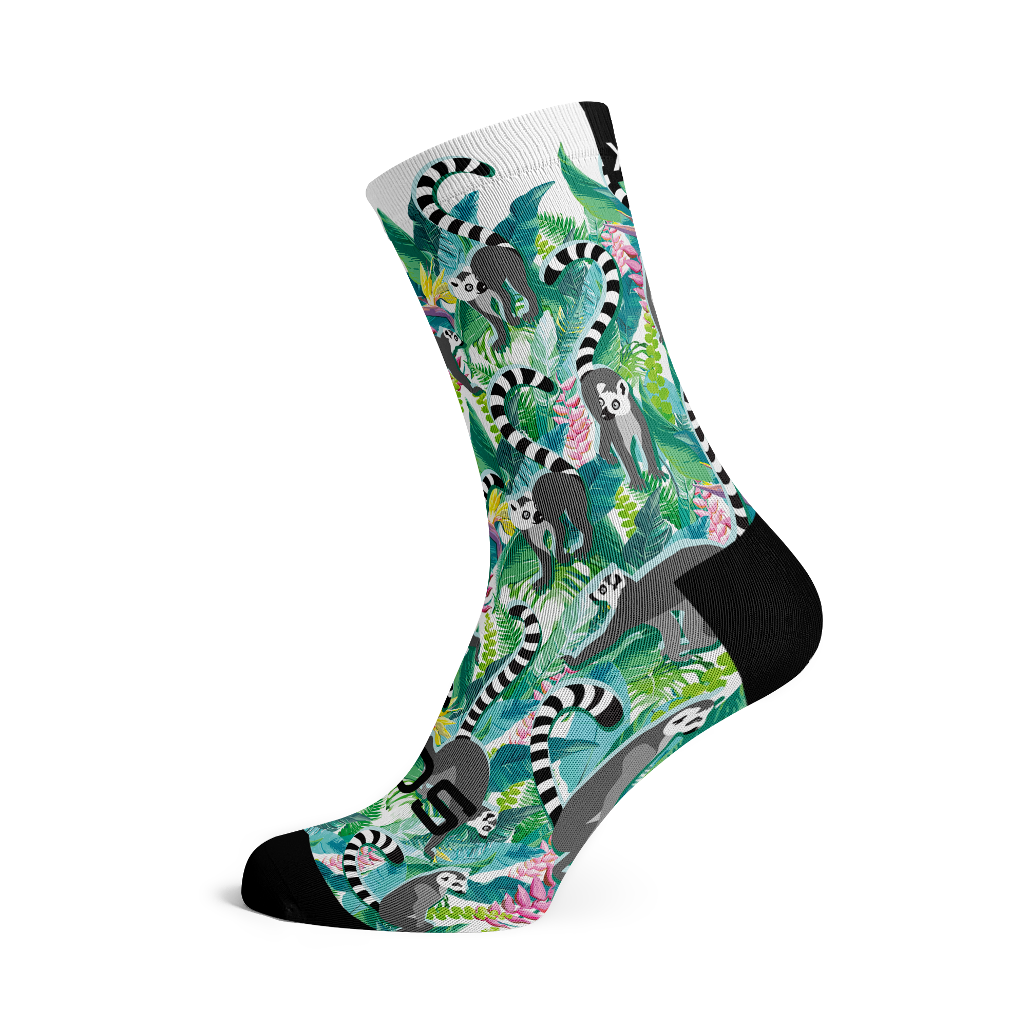 Lemur Crew Socks