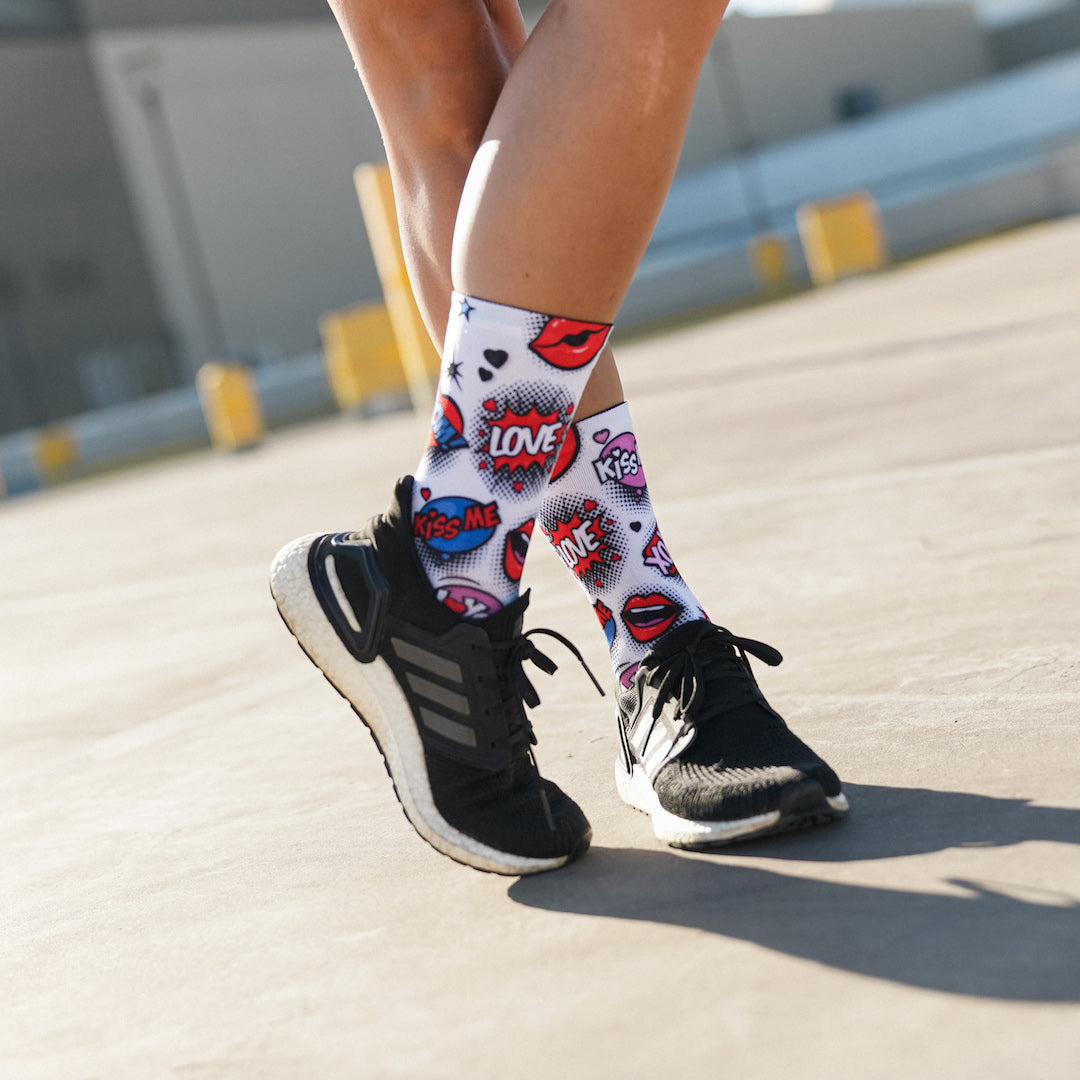 Love Struck Crew Socks