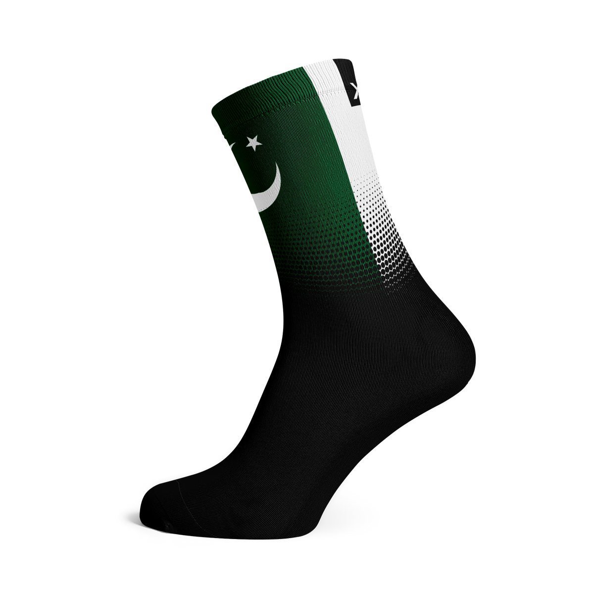 Pakistan Flag Crew Socks