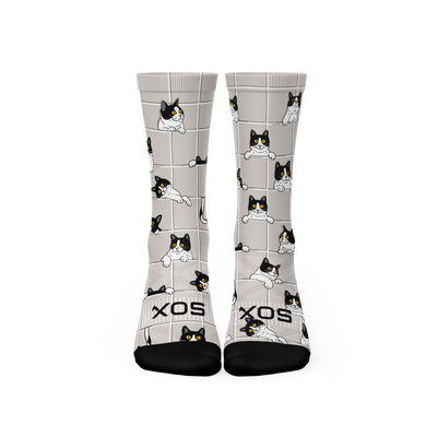 Peekaboo Paws Crew Socks