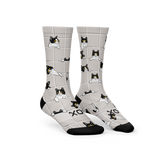 Peekaboo Paws Active Crew Socks