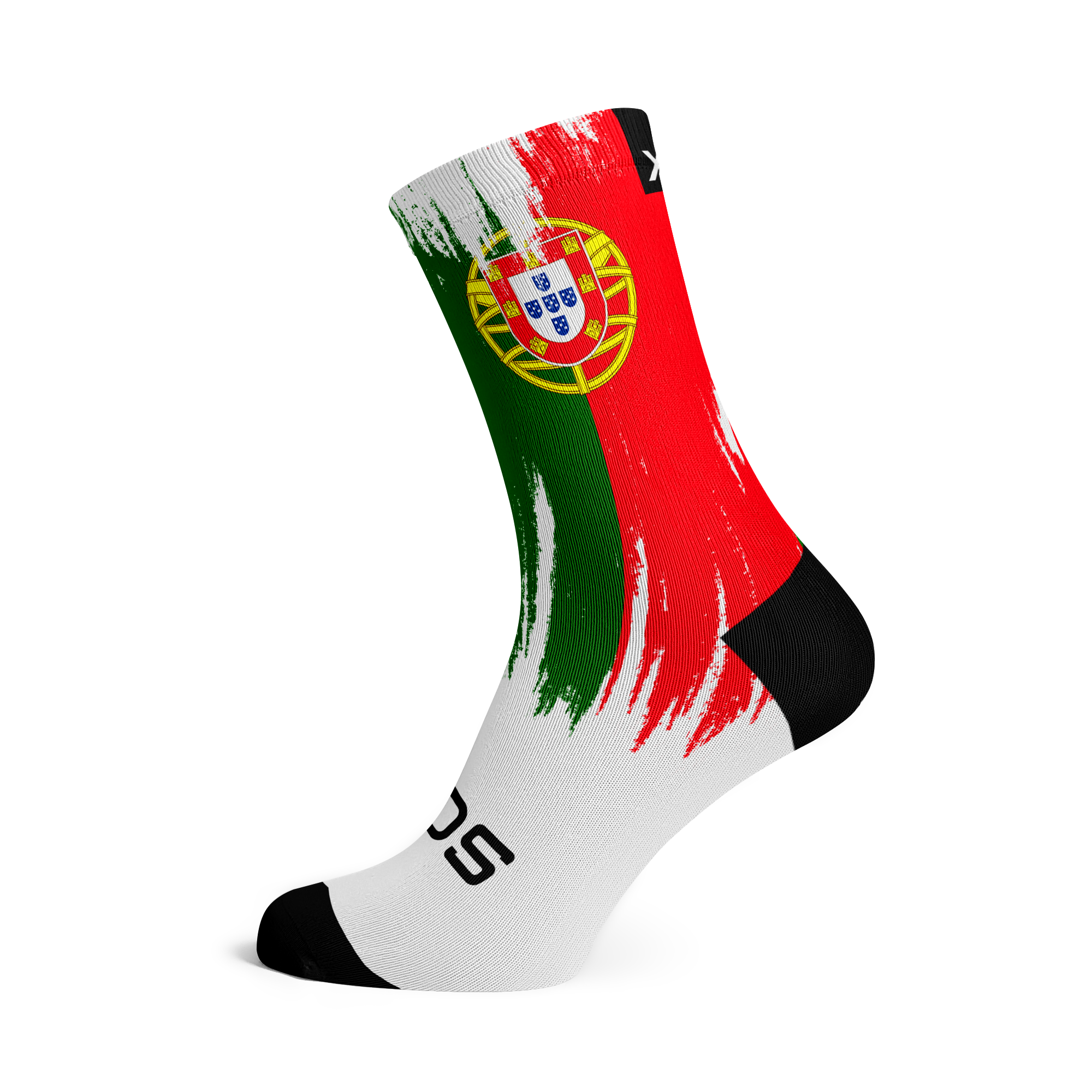 Portugal Splash Flag Crew Socks