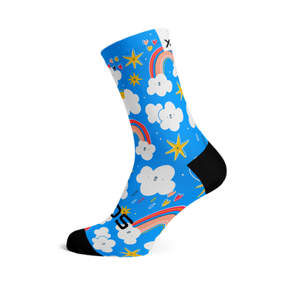 Rainbow Kids Crew Socks
