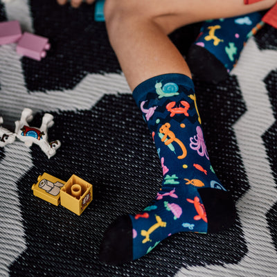 Balloon Animals Crew Socks