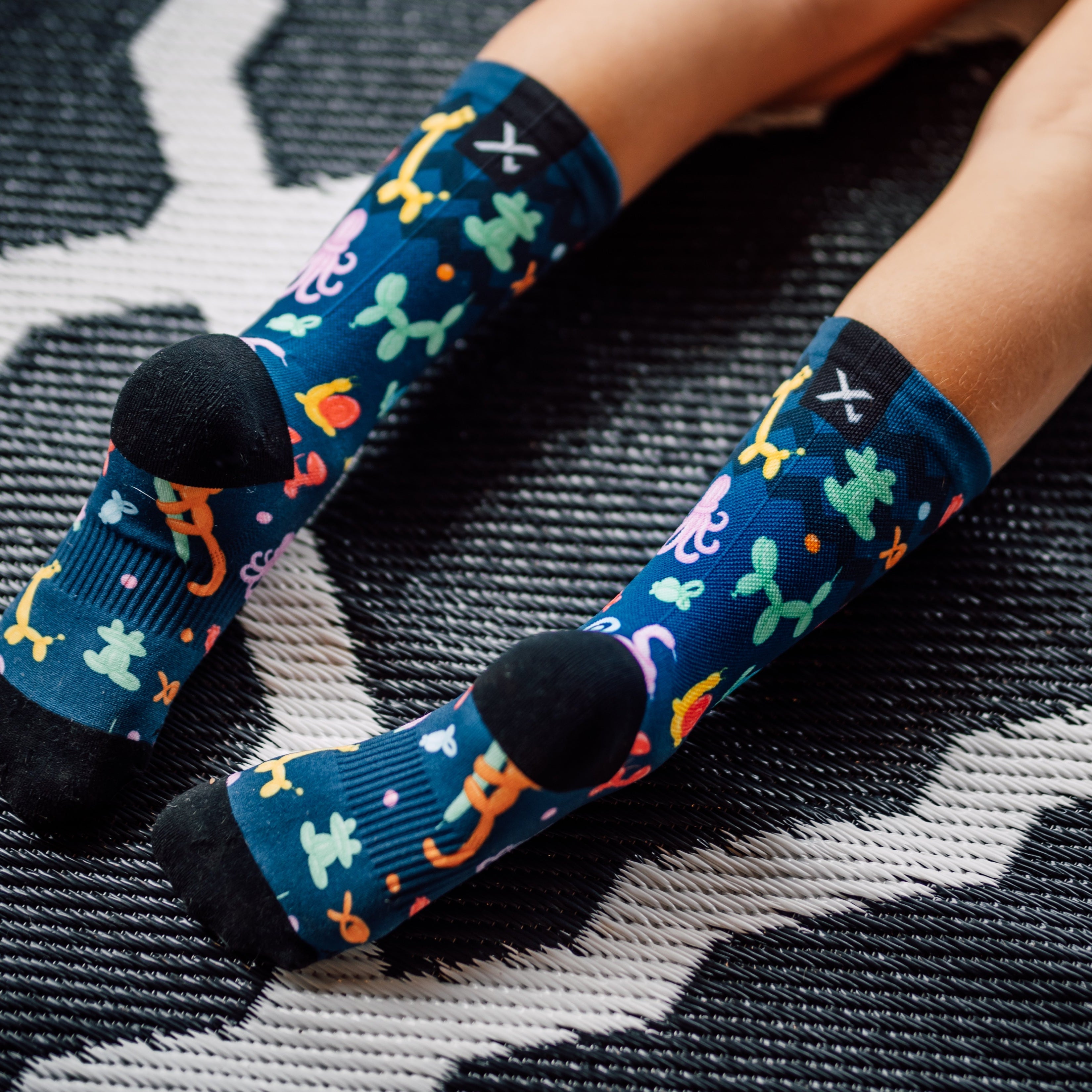 Balloon Animals Crew Socks
