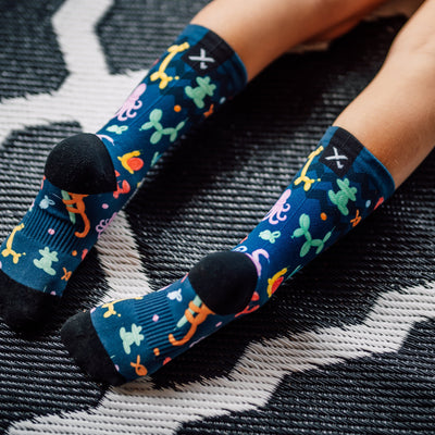Balloon Animals Crew Socks