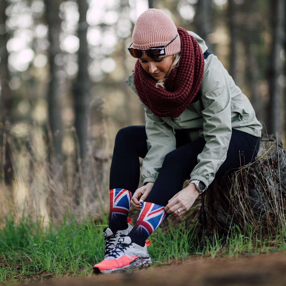 UK Flag Crew Socks