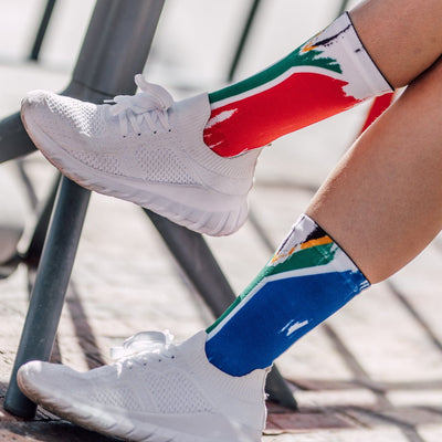 SA Splash White Socks