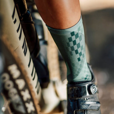 X Olive Crew Socks