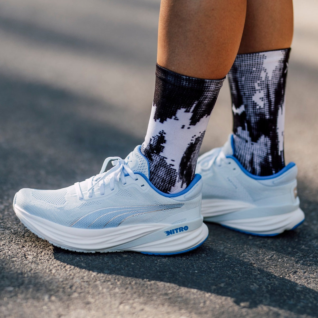 White Gravel Crew Socks