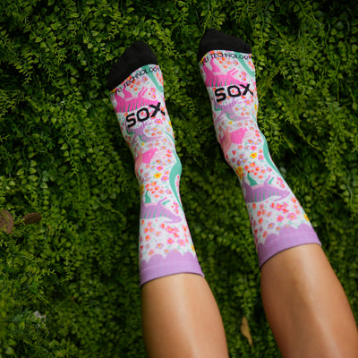 Wonderland Crew Socks