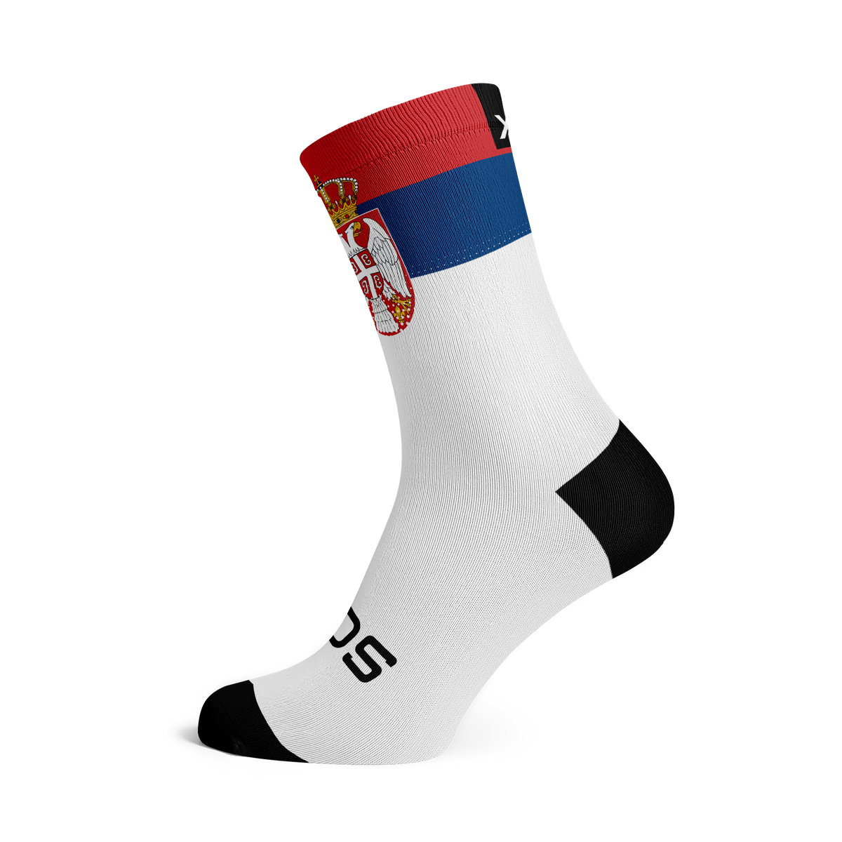 Serbia Flag Crew Socks