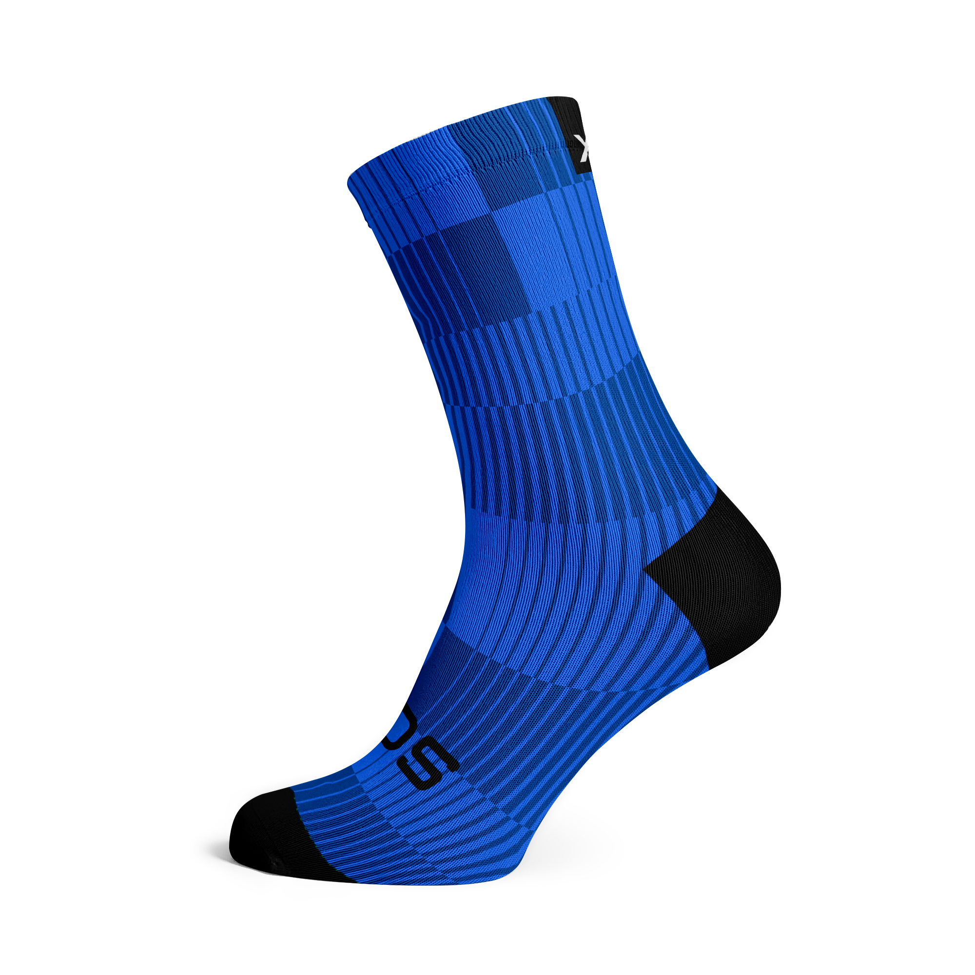 Slight Blue Crew Socks