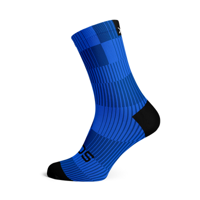 Slight Blue Crew Socks