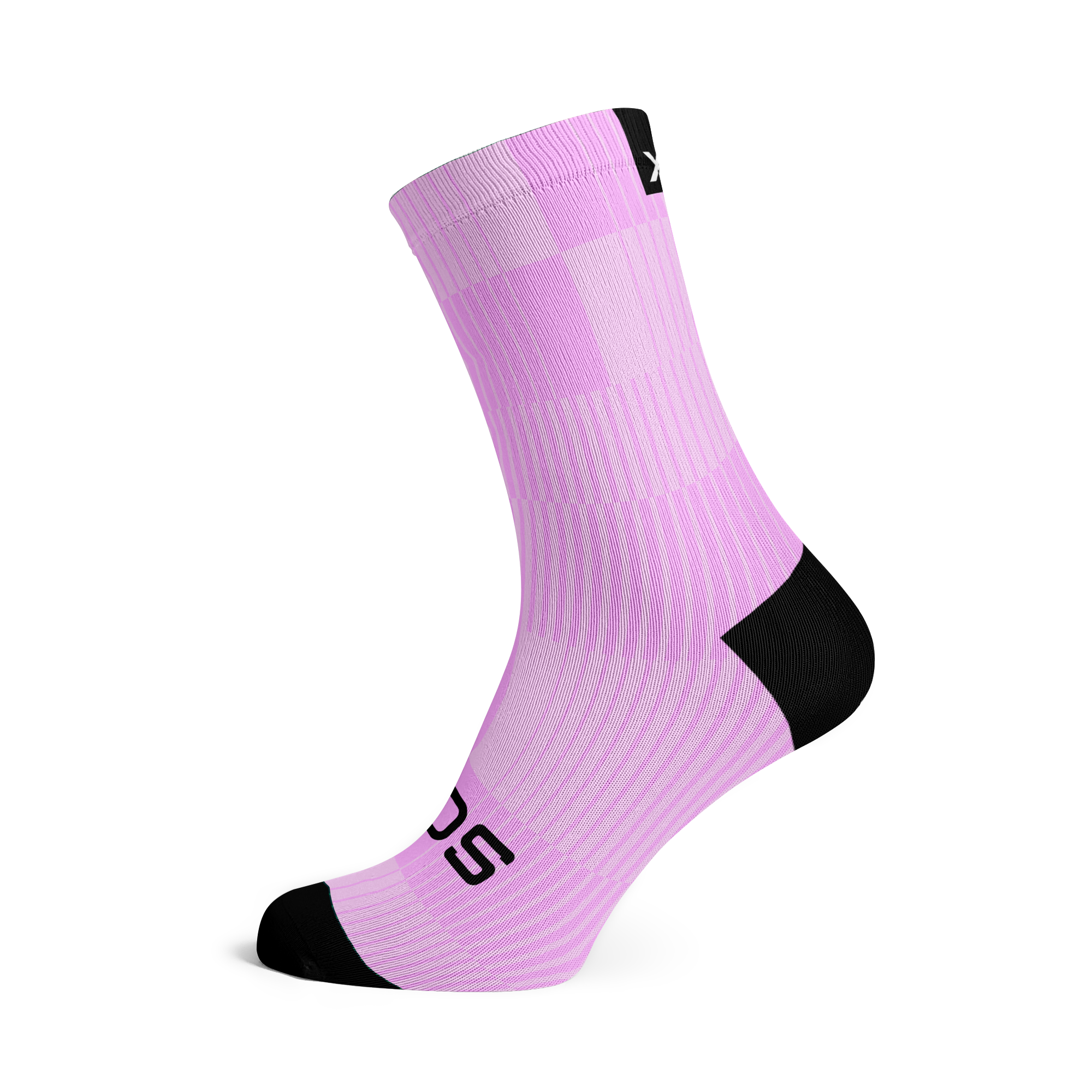 Slight Pink Crew Socks