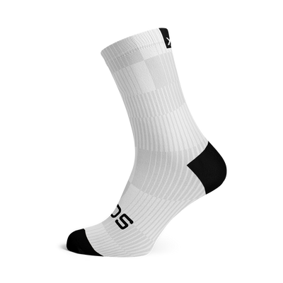 Slight White Crew Socks