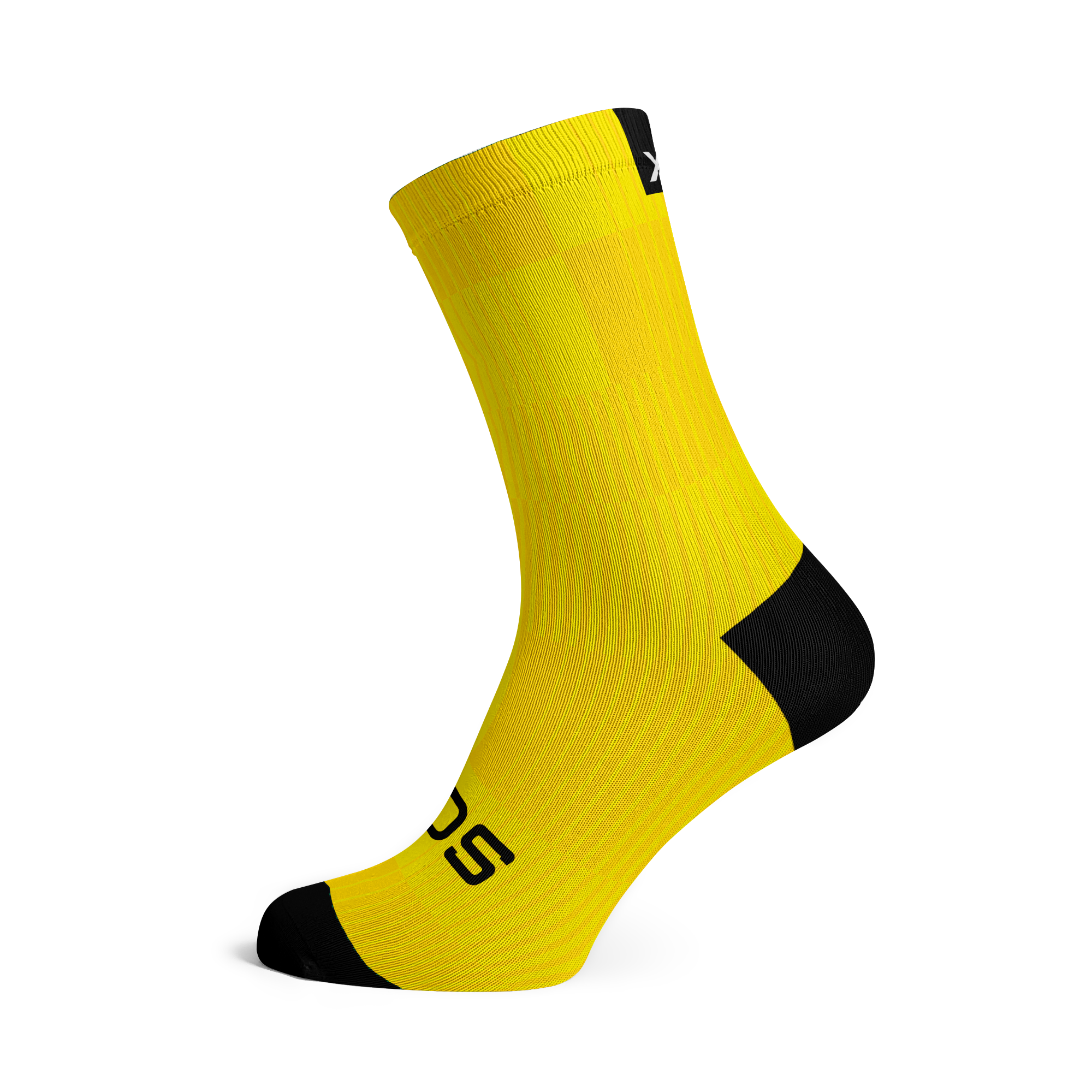 Slight Yellow Crew Socks