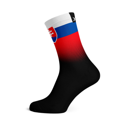 Slovakia Flag Crew Socks