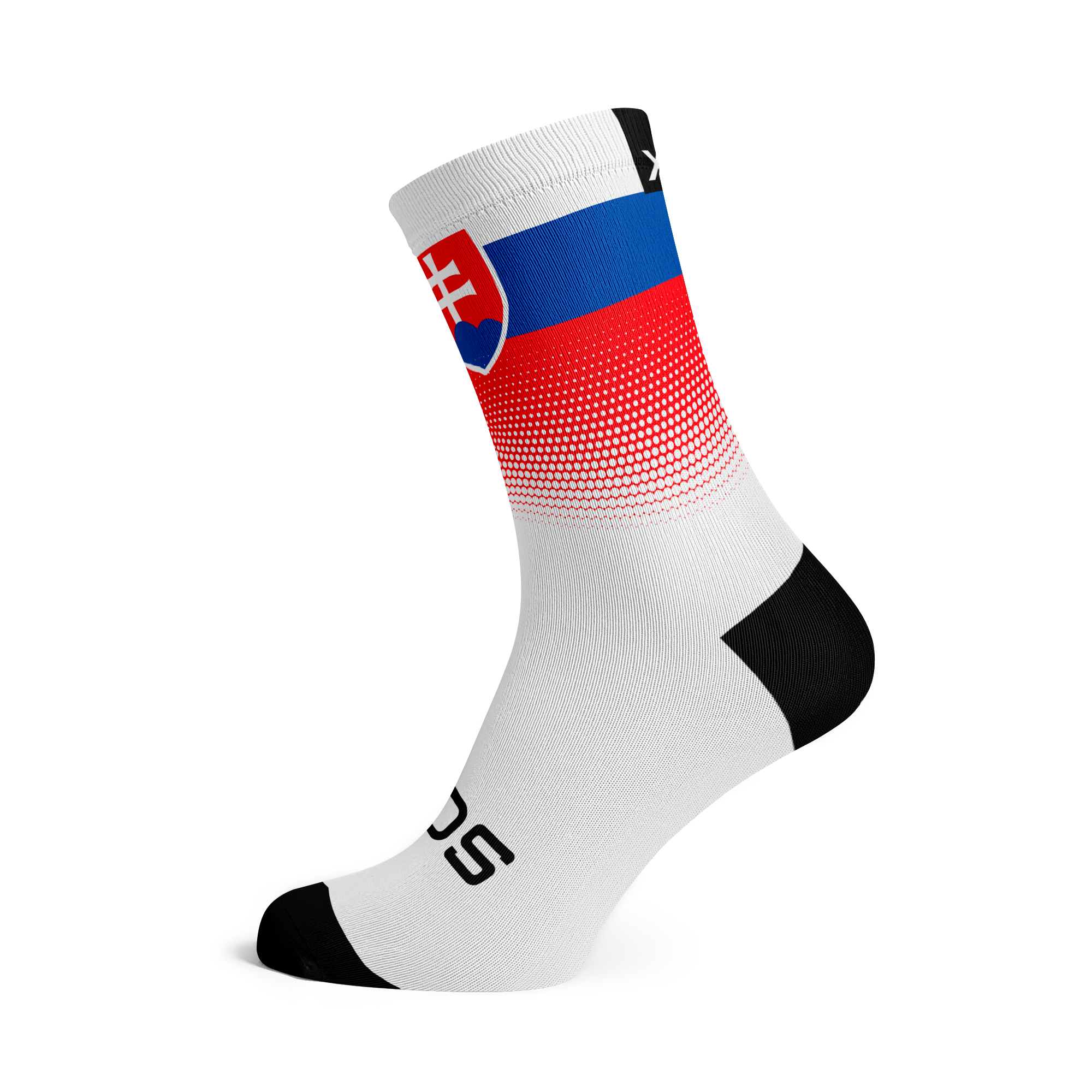 Slovakia Flag Crew Socks