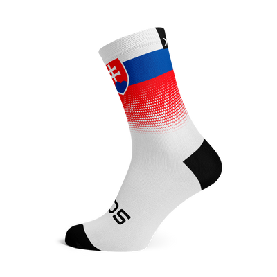 Slovakia Flag Crew Socks