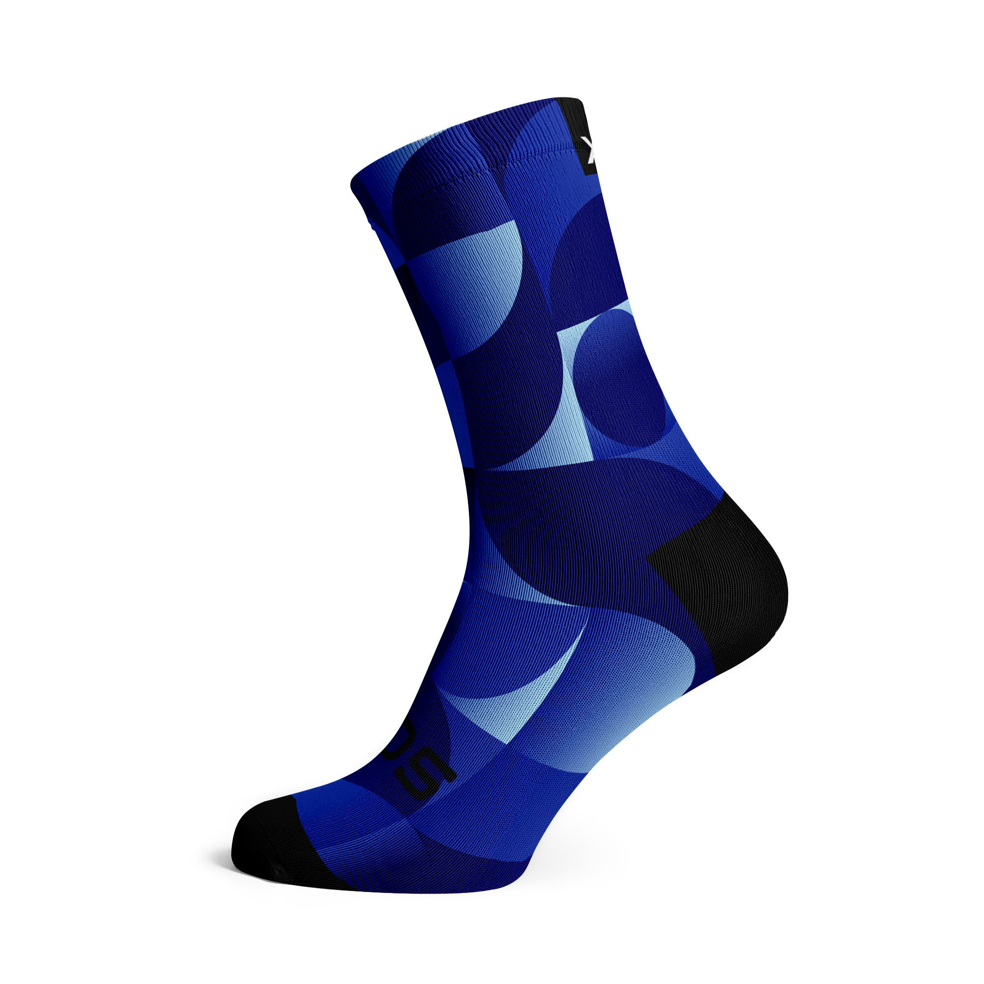 Solid Royal Blue Crew Socks