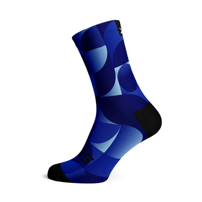 Solid Royal Blue Crew Socks