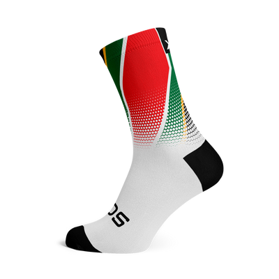 South Africa Flag Crew Socks