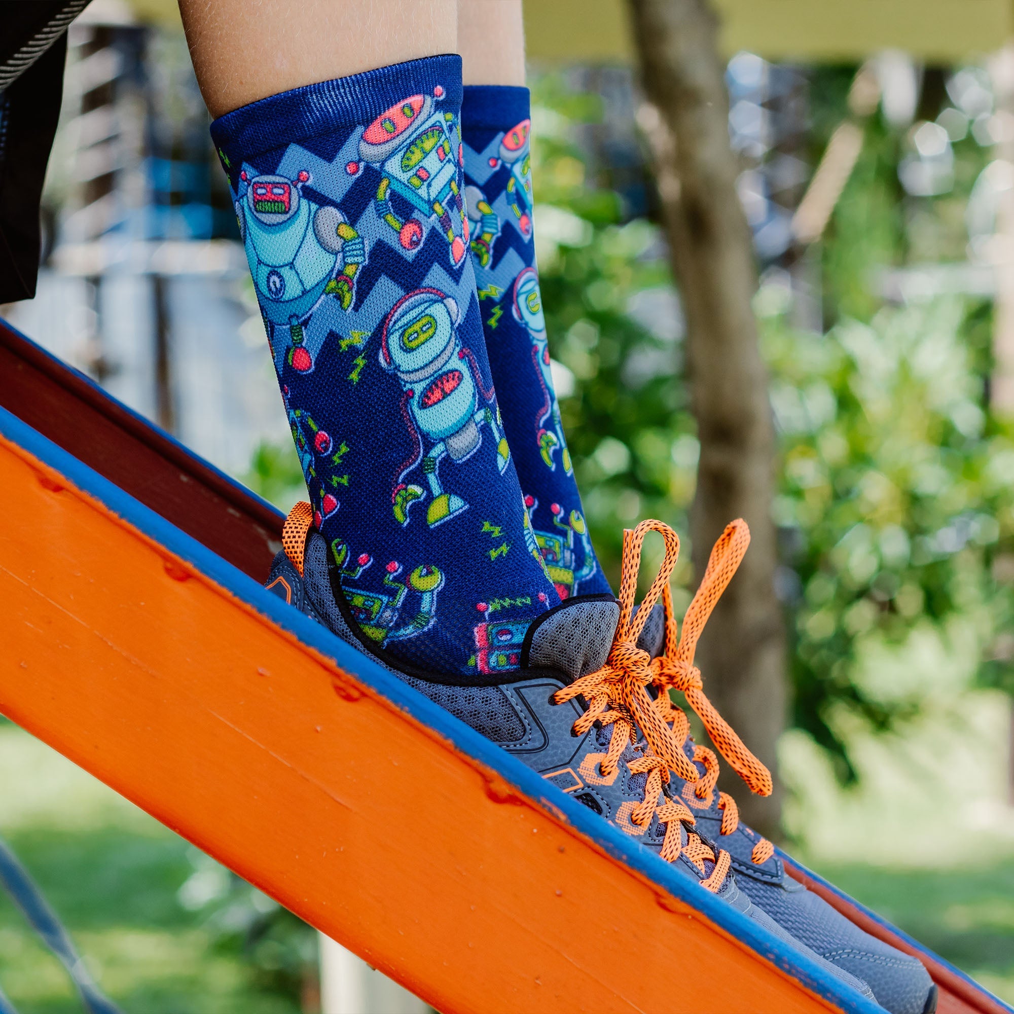 Robots Crew Socks