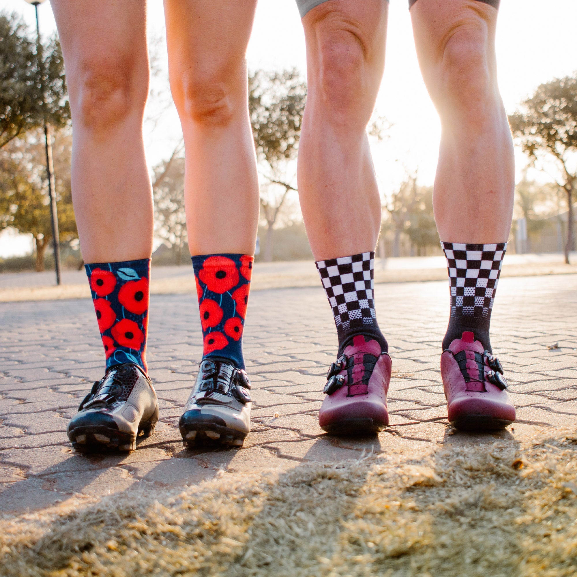 Racing Flag Crew Socks