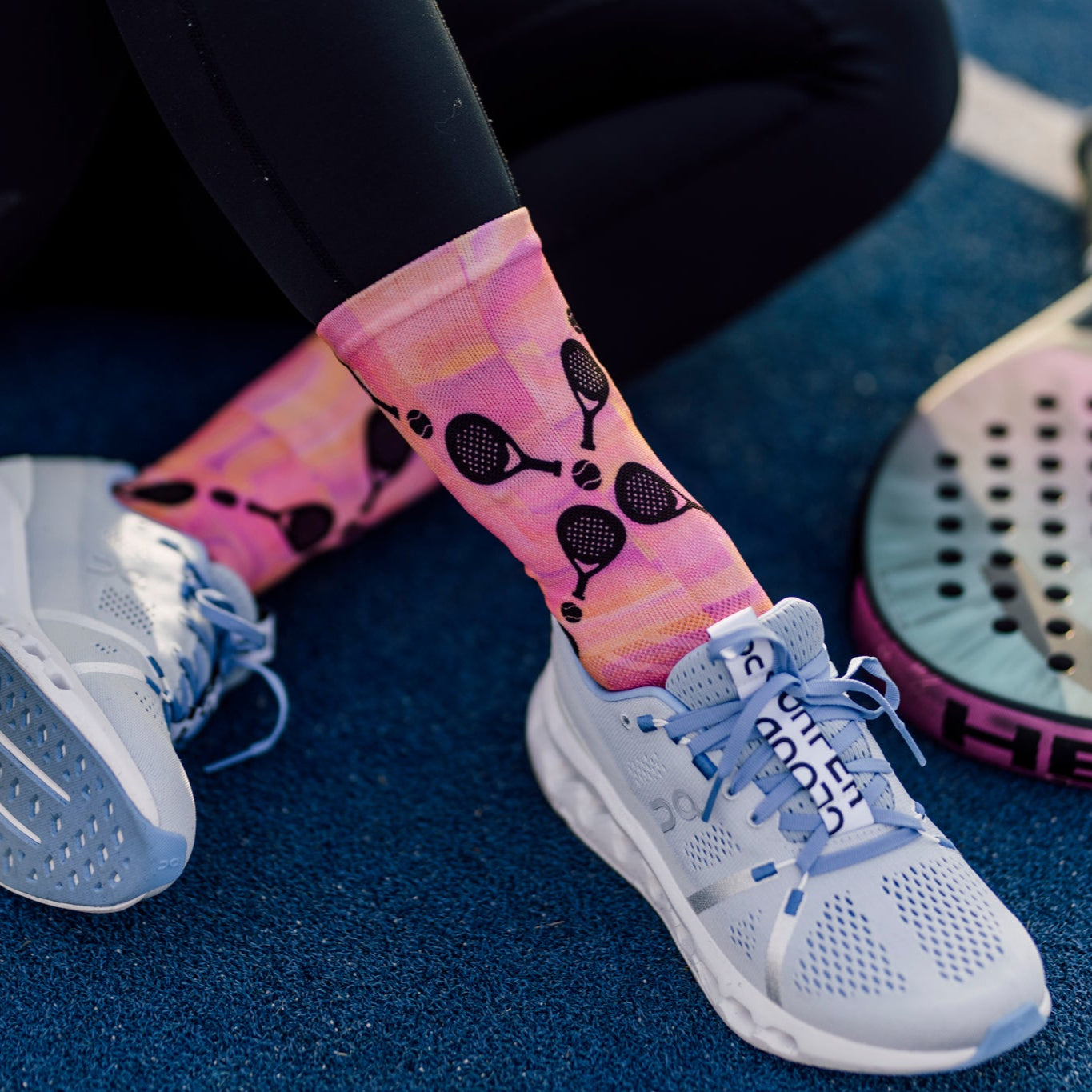 Criss Cross Padel Crew Socks
