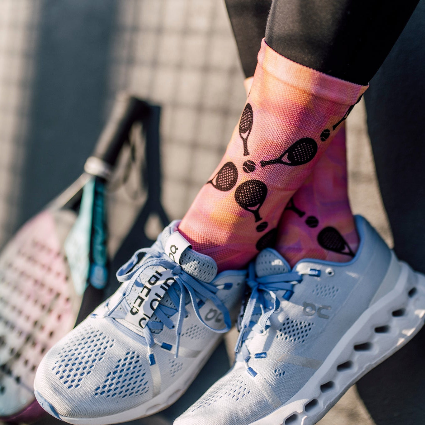 Criss Cross Padel Crew Socks
