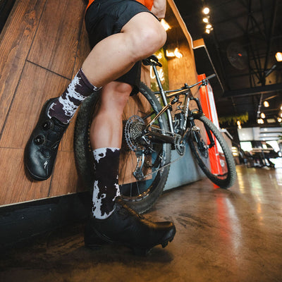 Cow Print Crew Socks