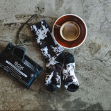 Cow Print Crew Socks