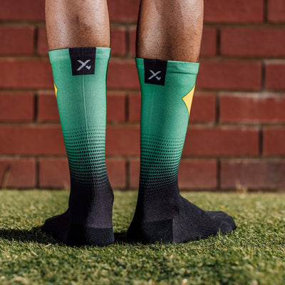 Brazil Flag Crew Socks