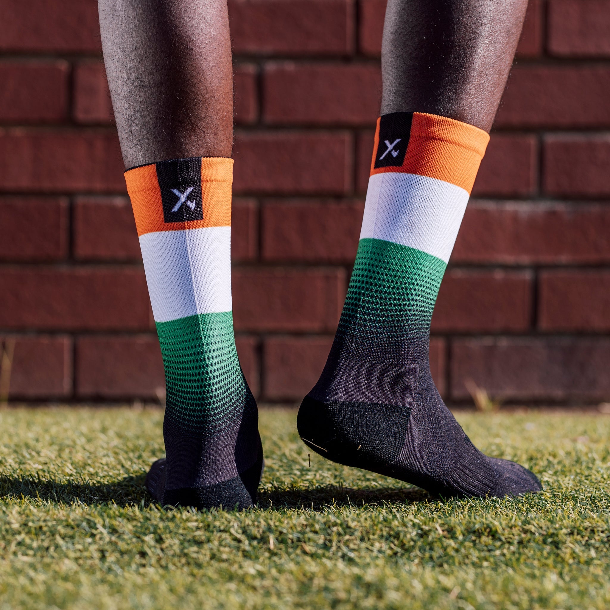 India Flag Crew Socks
