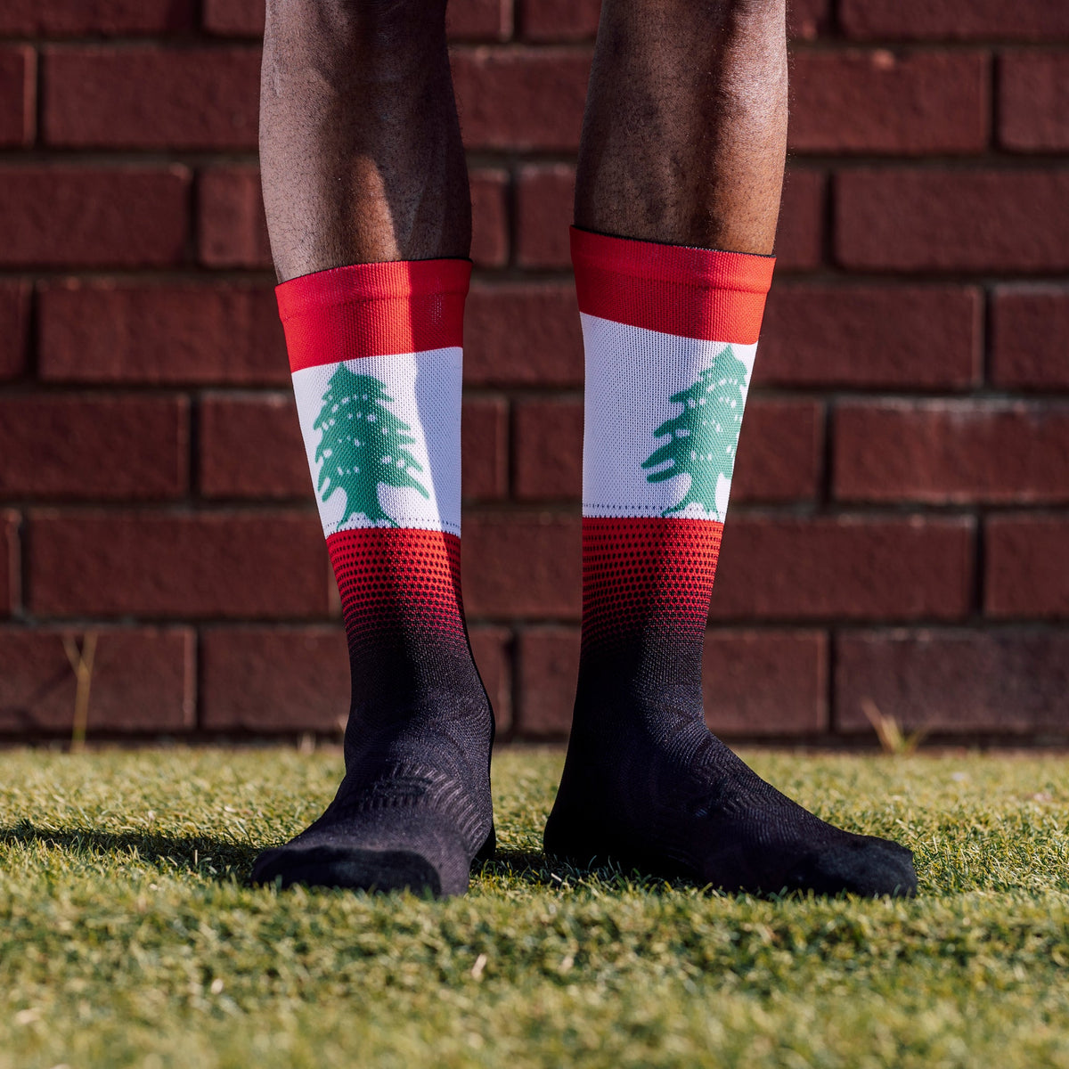Lebanon Flag Crew Socks