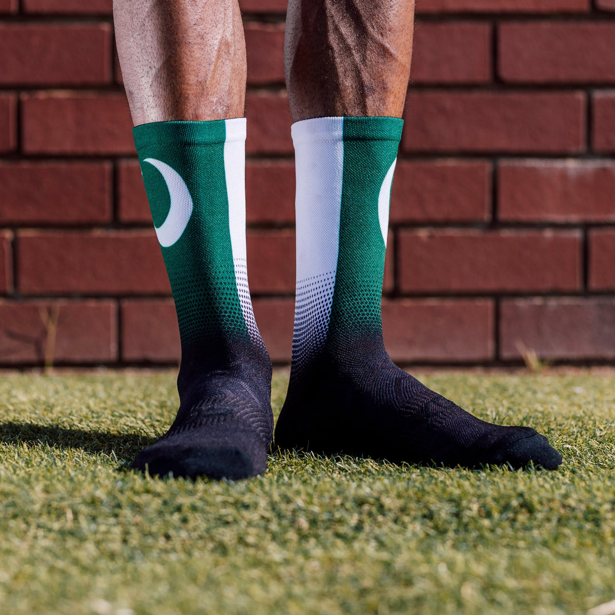 Pakistan Flag Crew Socks