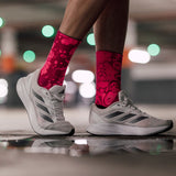 Neon Slide Pink Socks